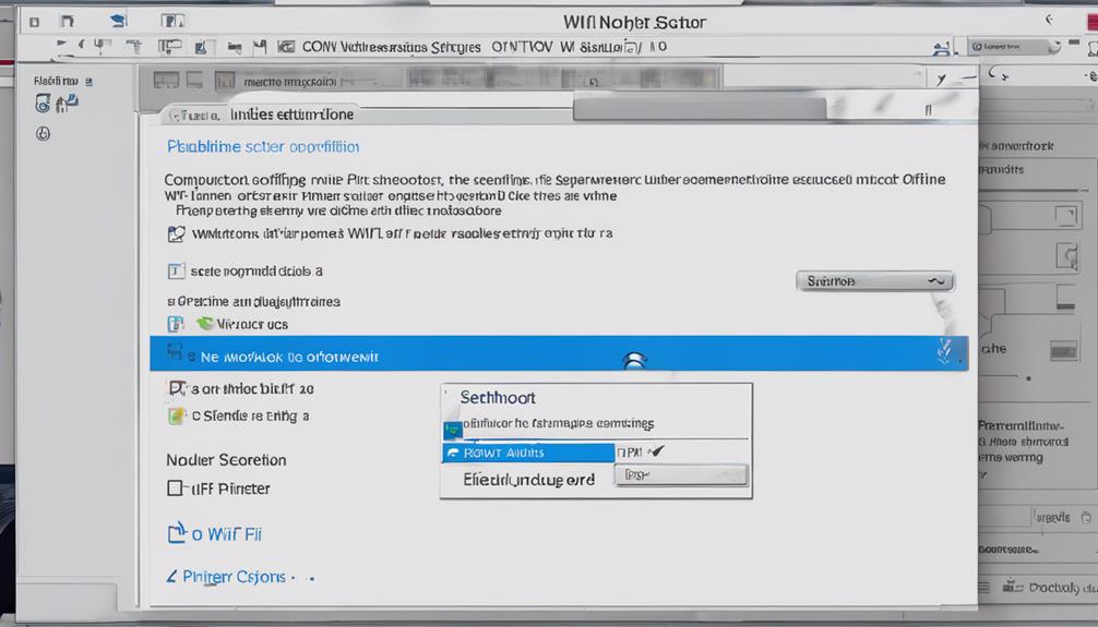 check printer configuration details