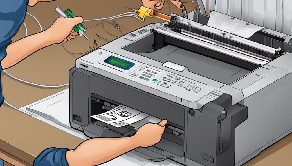 coverless printers need maintenance