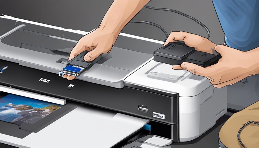 set up printer software